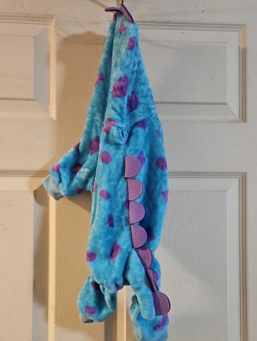 DINOSAUR DOG COSTUME: BLUE/PURPLE: NWOT: SIZE M